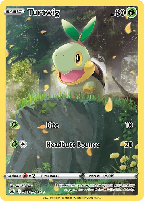 Turtwig, Crown Zenith Galarian Gallery GG31