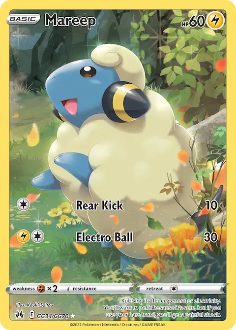 Mareep, Crown Zenith Galarian Gallery GG34