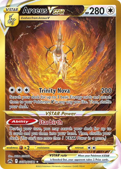 Arceus VSTAR, Crown Zenith Galarian Gallery GG70