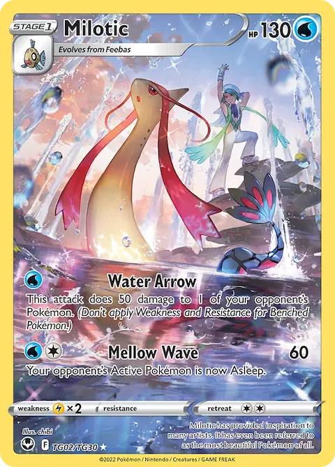 Milotic, Silver Tempest Trainer Gallery TG02