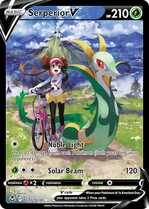 Serperior V, Silver Tempest Trainer Gallery TG13