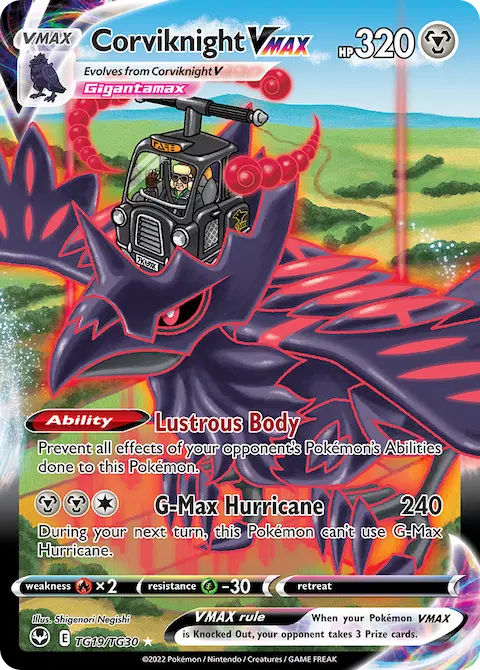 Corviknight VMAX, Silver Tempest Trainer Gallery TG19