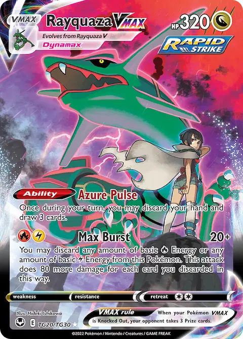 Rayquaza VMAX, Silver Tempest Trainer Gallery TG20