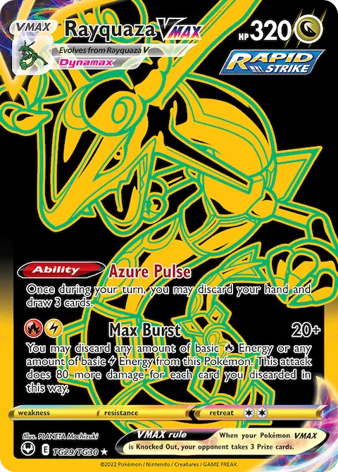 Rayquaza VMAX, Silver Tempest Trainer Gallery TG29