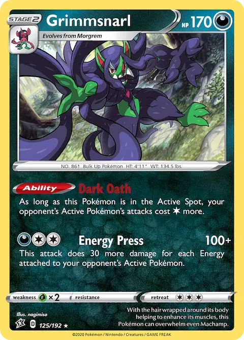 Grimmsnarl, Rebel Clash 125/192