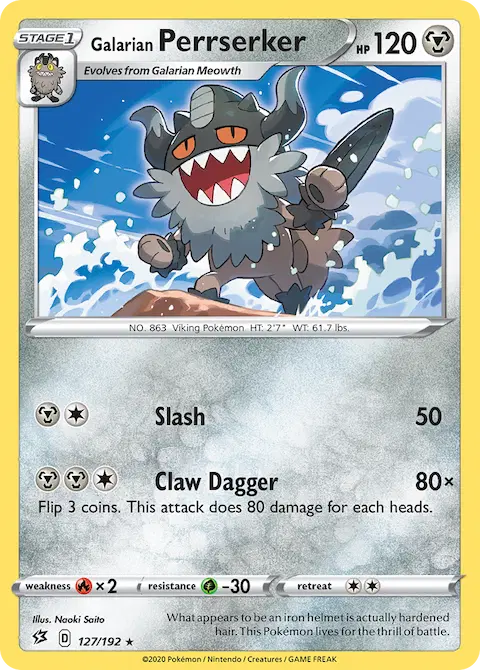 Galarian Perrserker, Rebel Clash 127/192