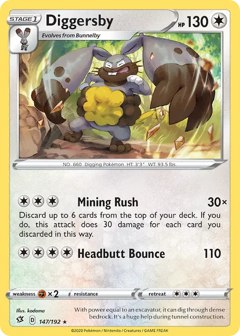 Diggersby, Rebel Clash 147/192