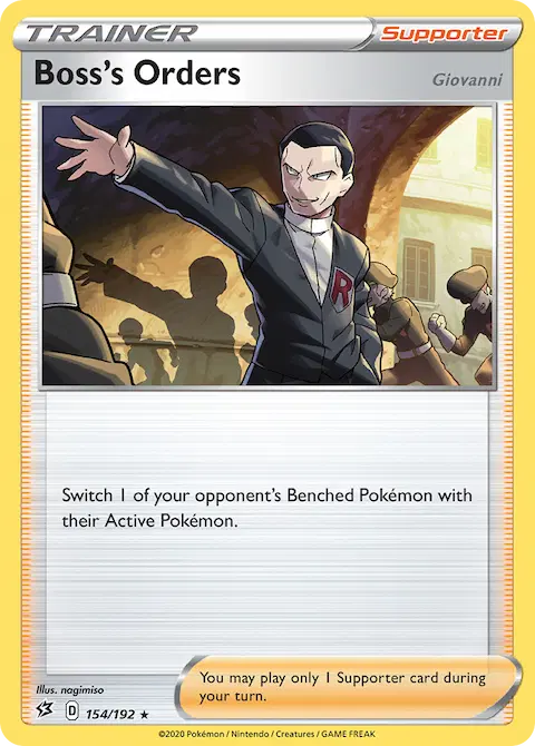 Boss's Orders (Giovanni), Rebel Clash 154/192