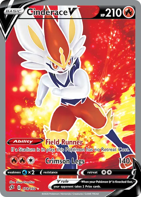 Cinderace V, Rebel Clash 178/192