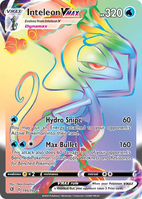 Inteleon VMAX, Rebel Clash 195/192