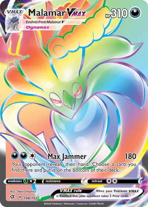 Malamar VMAX, Rebel Clash 198/192