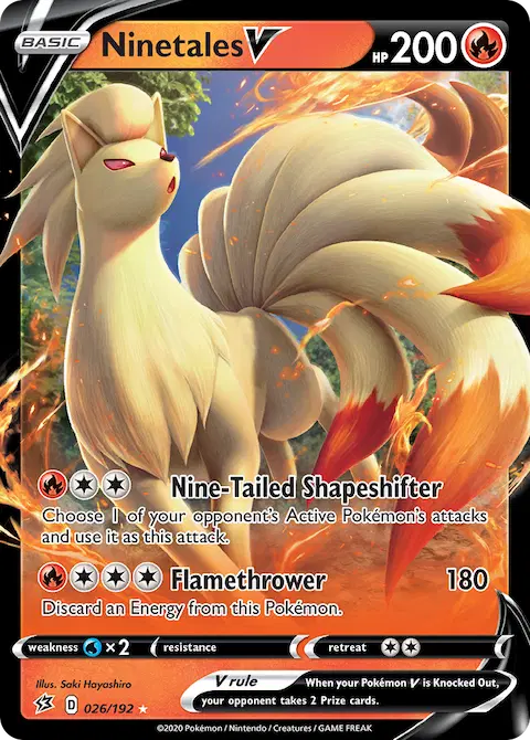 Ninetales V, Rebel Clash 26/192