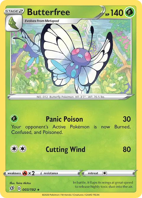 Butterfree, Rebel Clash 3/192