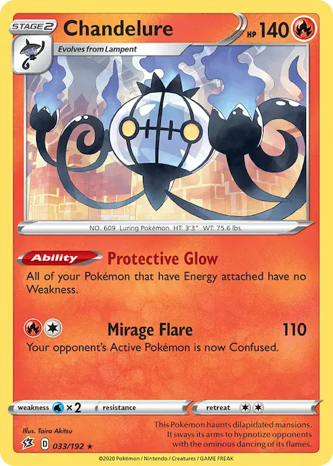 Chandelure, Rebel Clash 33/192