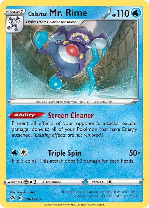 Galarian Mr. Rime, Rebel Clash 38/192