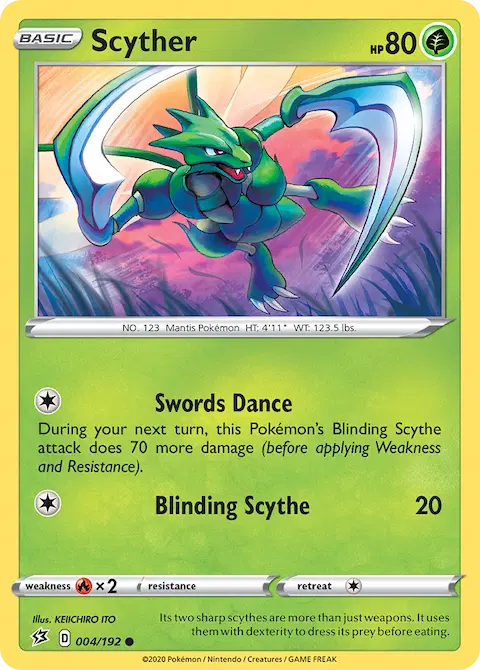 Scyther, Rebel Clash 4/192