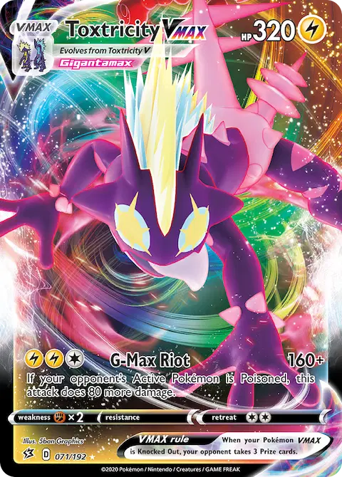 Toxtricity VMAX, Rebel Clash 71/192