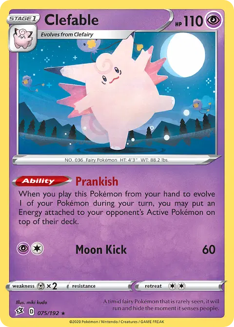 Clefable, Rebel Clash 75/192