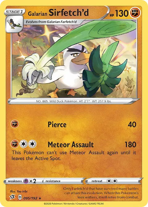 Galarian Sirfetch'd, Rebel Clash 95/192