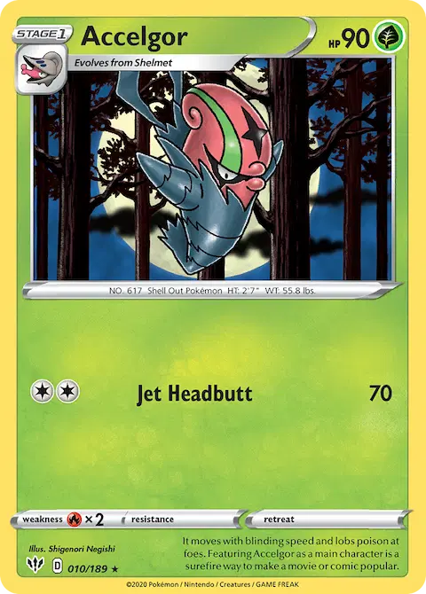 Accelgor, Darkness Ablaze 10/189