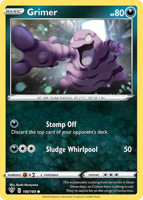 Grimer, Darkness Ablaze 100/189