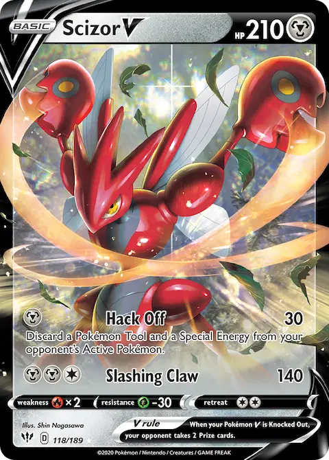 Scizor V, Darkness Ablaze 118/189