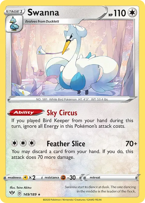 Swanna, Darkness Ablaze 149/189