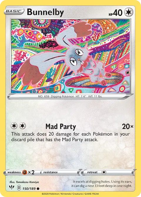 Bunnelby, Darkness Ablaze 150/189