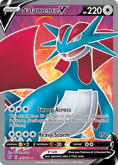 Salamence V, Darkness Ablaze 185/189