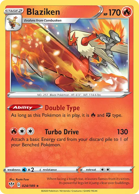 Blaziken, Darkness Ablaze 24/189