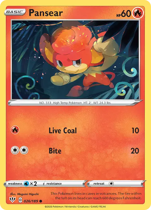 Pansear, Darkness Ablaze 26/189
