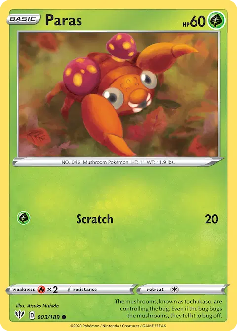 Paras, Darkness Ablaze 3/189