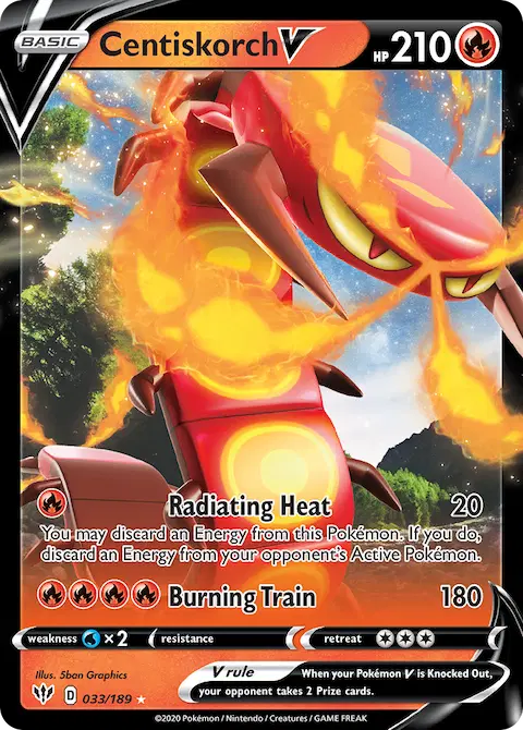 Centiskorch V, Darkness Ablaze 33/189
