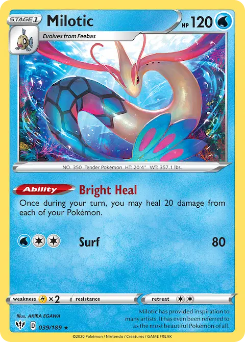 Milotic, Darkness Ablaze 39/189