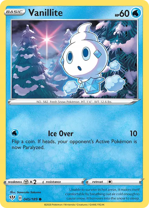 Vanillite, Darkness Ablaze 45/189