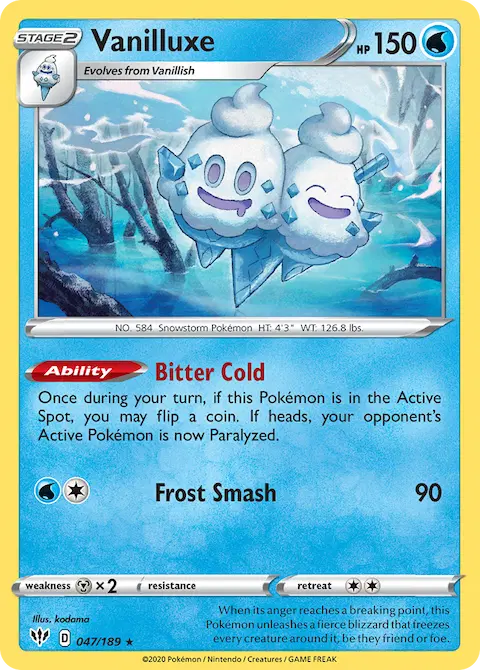 Vanilluxe, Darkness Ablaze 47/189