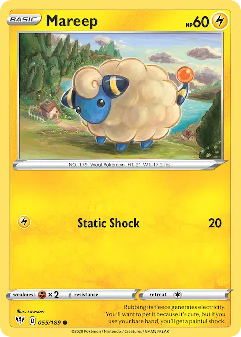 Mareep, Darkness Ablaze 55/189