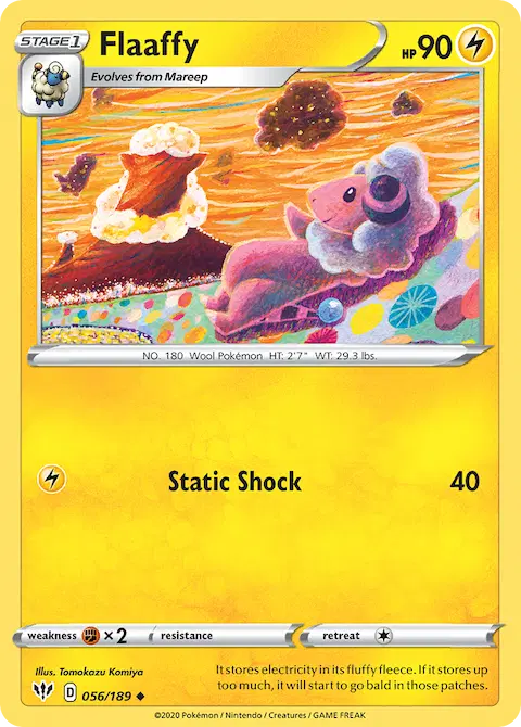 Flaaffy, Darkness Ablaze 56/189