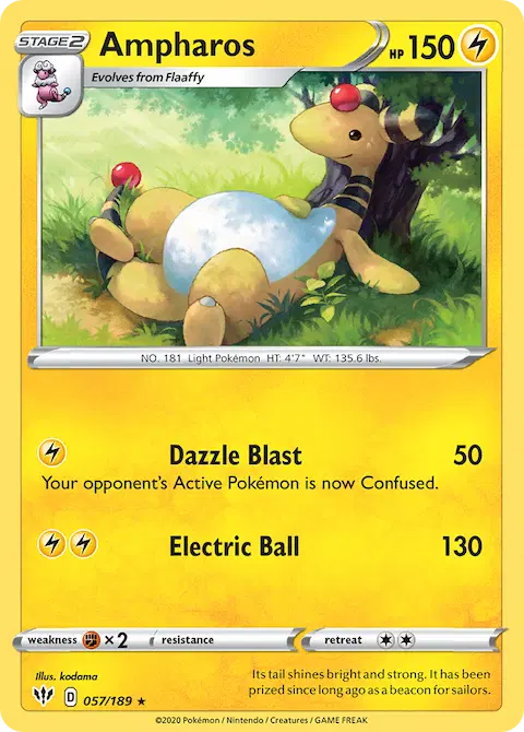 Ampharos, Darkness Ablaze 57/189