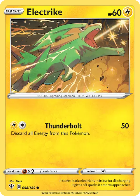 Electrike, Darkness Ablaze 58/189