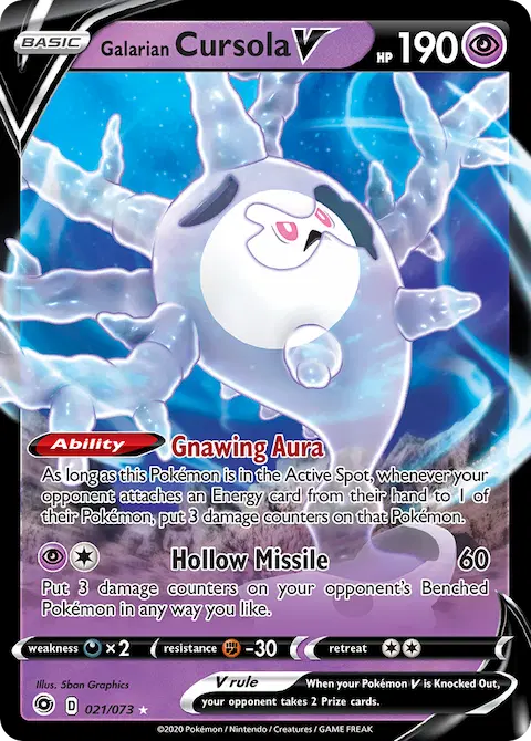 Galarian Cursola V, Champion's Path 21/73