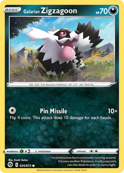 Galarian Zigzagoon, Champion's Path 35/73