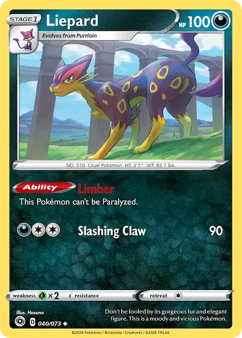 Liepard, Champion's Path 40/73