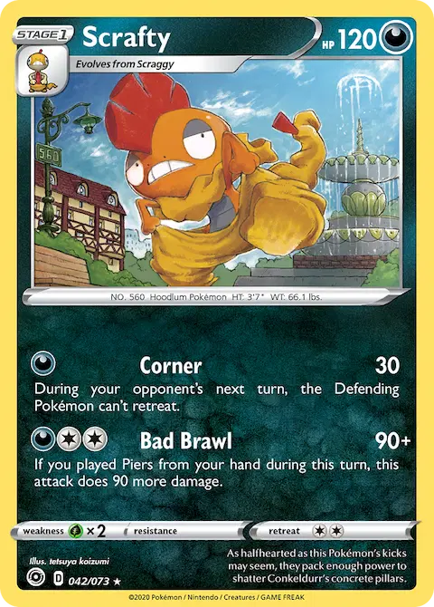 Scrafty, Champion's Path 42/73