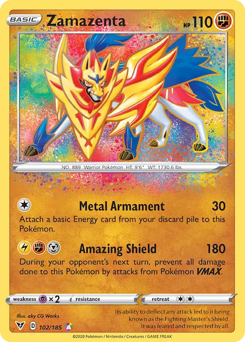 Zamazenta, Vivid Voltage 102/185