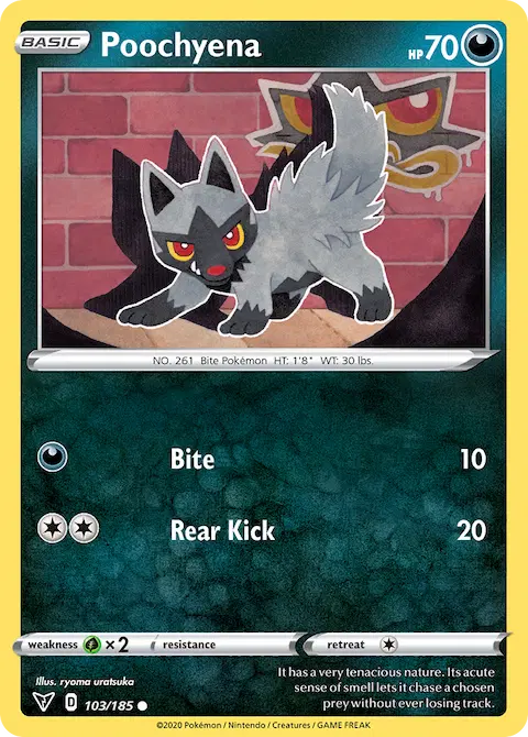 Poochyena, Vivid Voltage 103/185