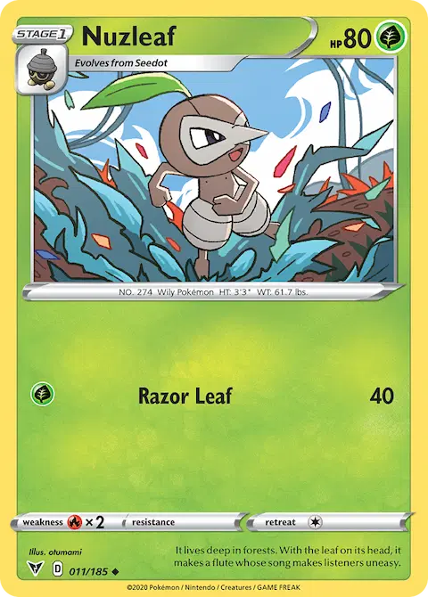 Nuzleaf, Vivid Voltage 11/185