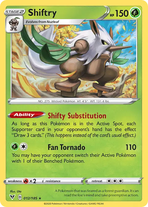 Shiftry, Vivid Voltage 12/185
