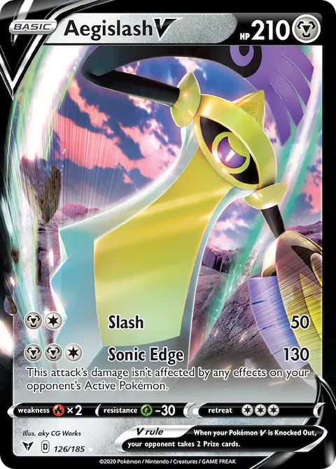 Aegislash V, Vivid Voltage 126/185