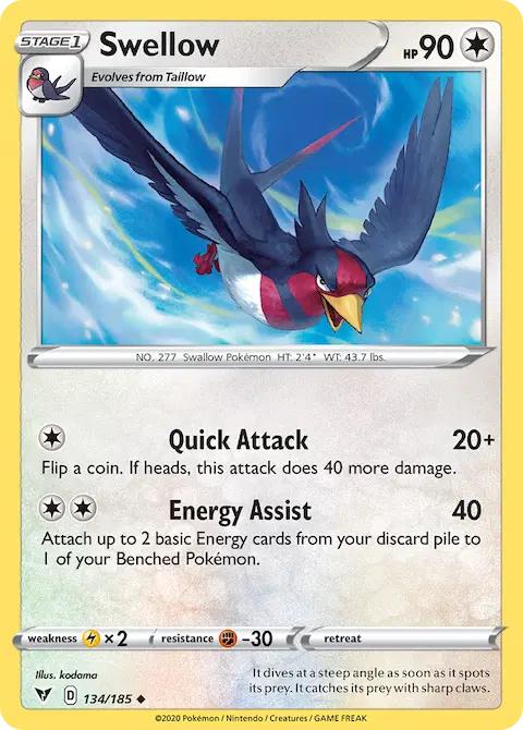 Swellow, Vivid Voltage 134/185
